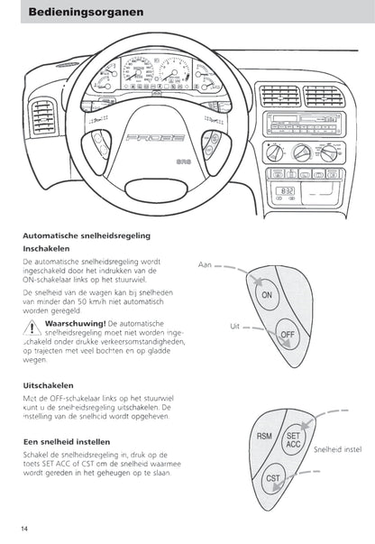 1993-1997 Ford Probe Gebruikershandleiding | Nederlands