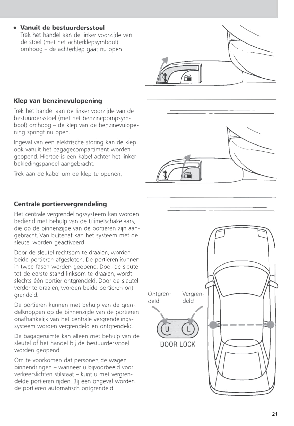 1993-1997 Ford Probe Gebruikershandleiding | Nederlands