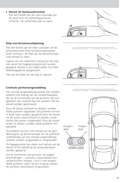 1993-1997 Ford Probe Gebruikershandleiding | Nederlands