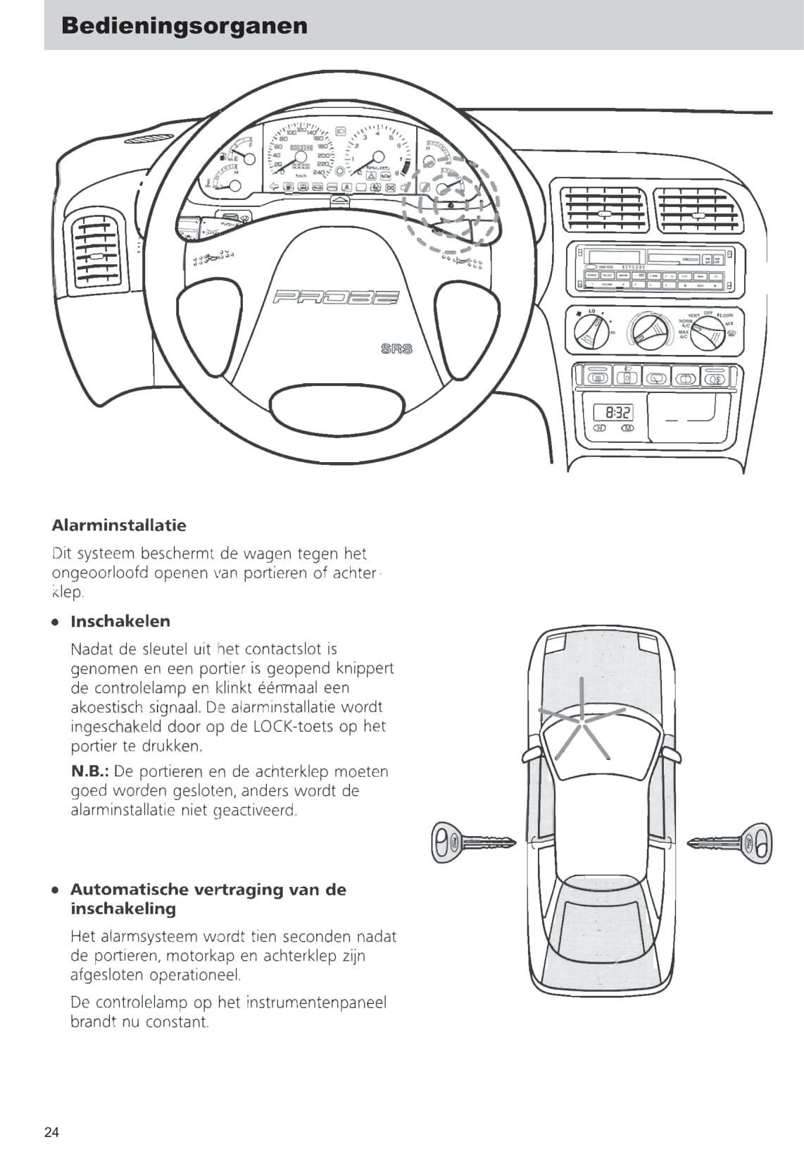 1993-1997 Ford Probe Gebruikershandleiding | Nederlands