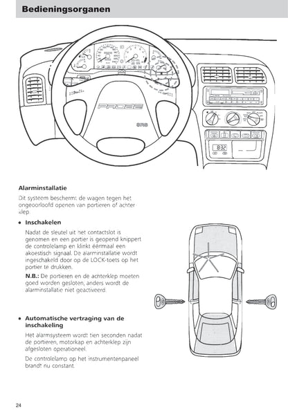 1993-1997 Ford Probe Gebruikershandleiding | Nederlands