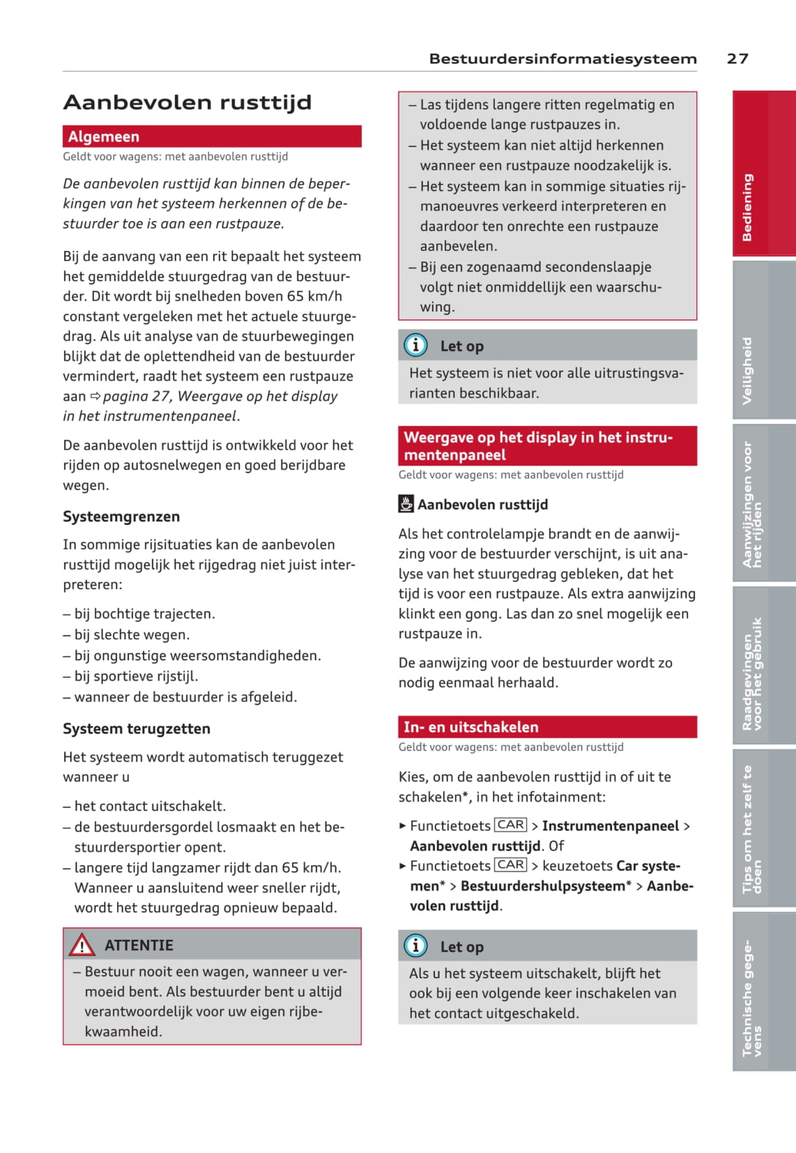 2011-2016 Audi A5/S5 Bedienungsanleitung | Niederländisch