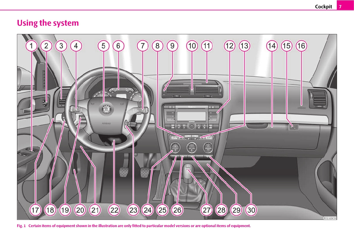 2007-2008 Skoda Octavia Gebruikershandleiding | Engels