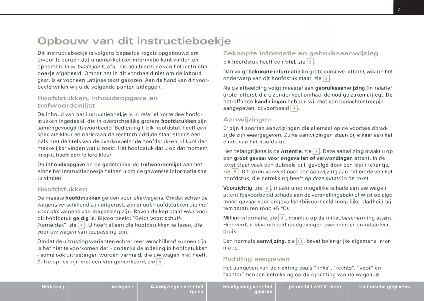 2001-2004 Audi A4 Owner's Manual | Dutch