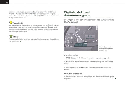 2001-2004 Audi A4 Owner's Manual | Dutch