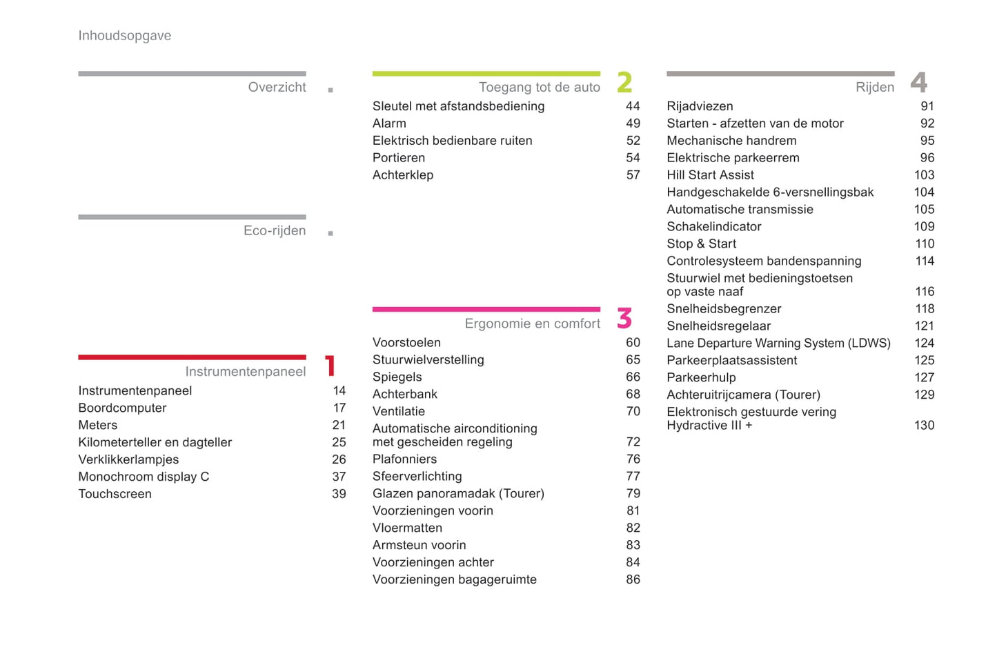 2016-2017 Citroën C5 Gebruikershandleiding | Nederlands