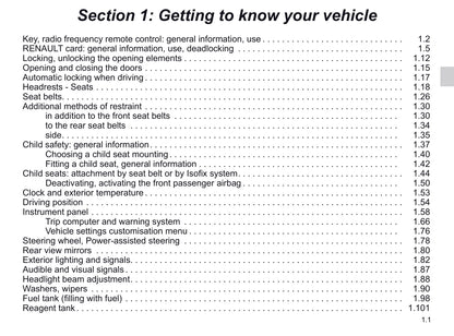 2019-2020 Renault Koleos Owner's Manual | English