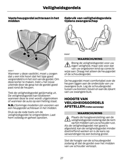 2014-2015 Ford EcoSport Gebruikershandleiding | Nederlands