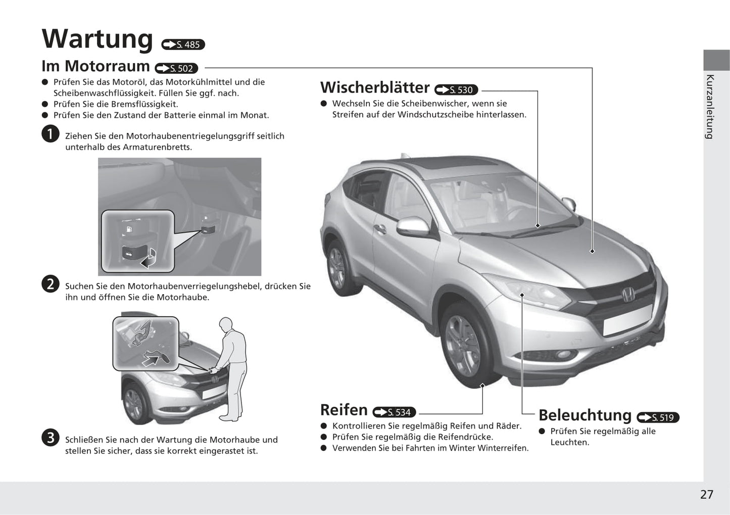 2015-2016 Honda HR-V Bedienungsanleitung | Deutsch