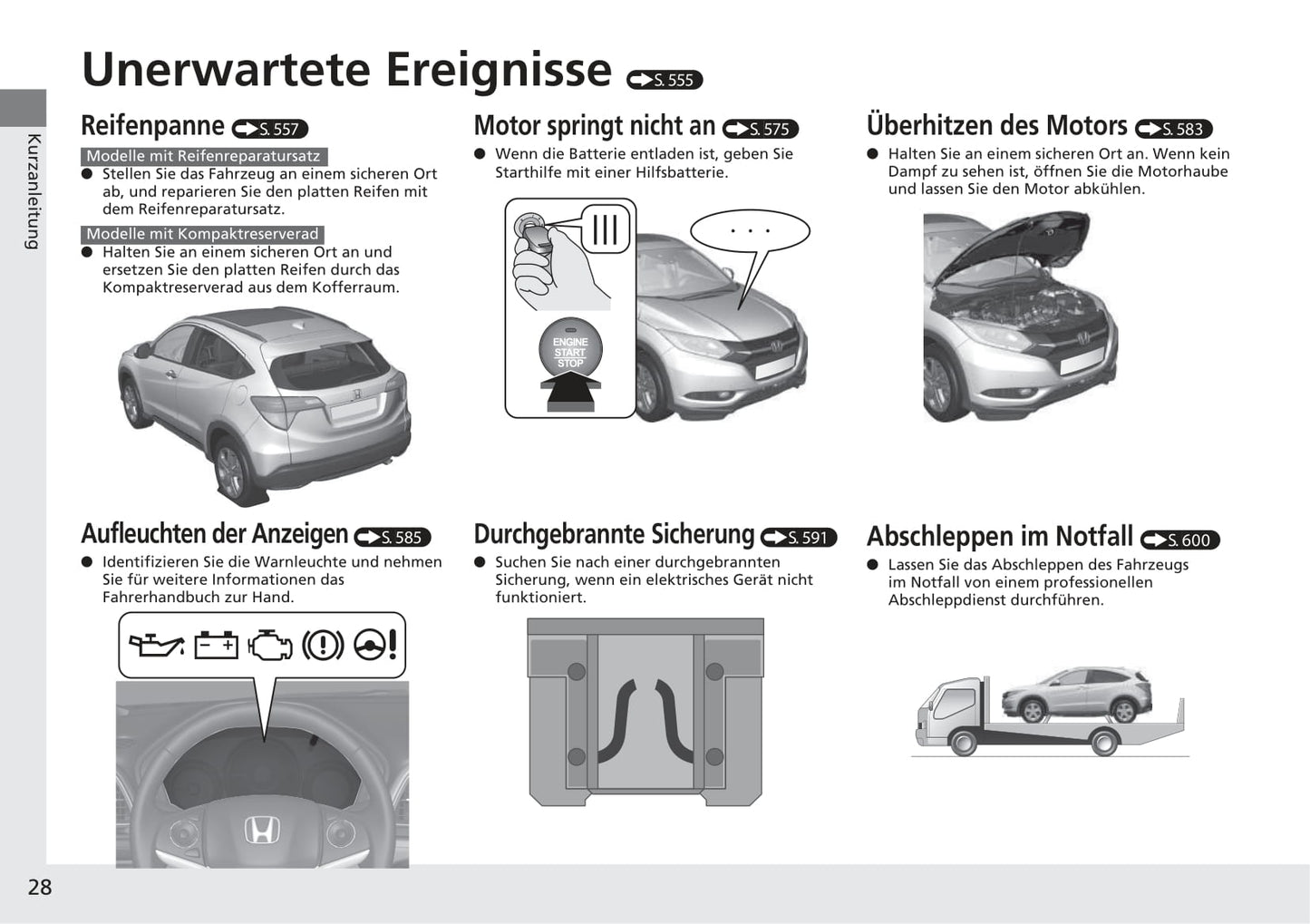 2015-2016 Honda HR-V Bedienungsanleitung | Deutsch