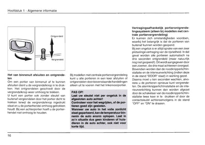 1999-2002 Daihatsu Gran Move Gebruikershandleiding | Nederlands