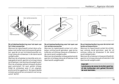 1999-2002 Daihatsu Gran Move Gebruikershandleiding | Nederlands