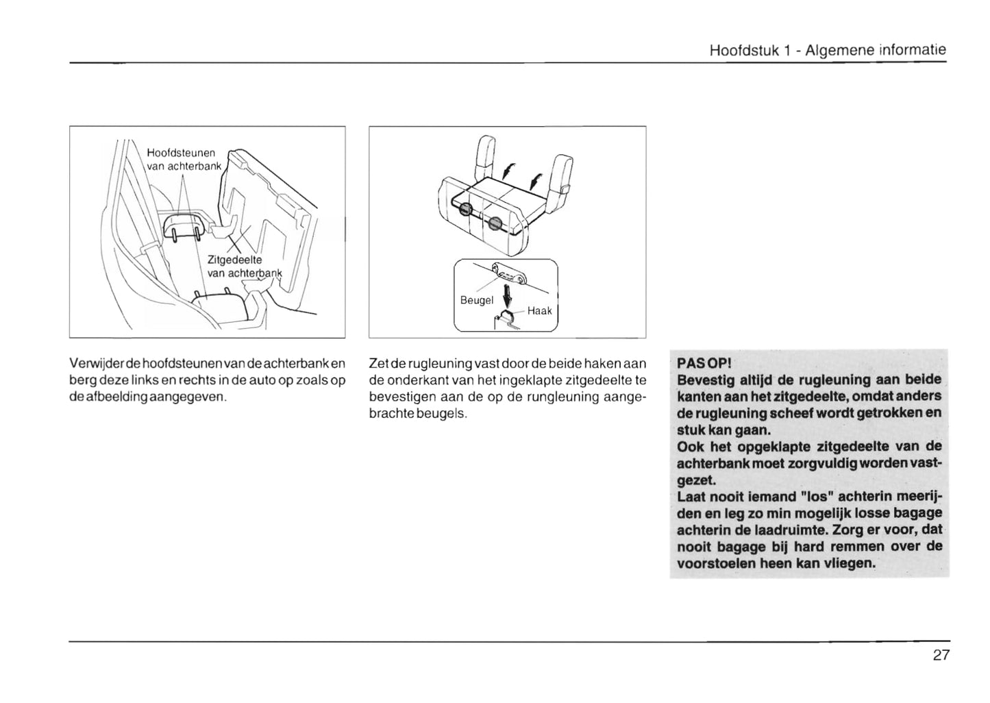 1999-2002 Daihatsu Gran Move Gebruikershandleiding | Nederlands