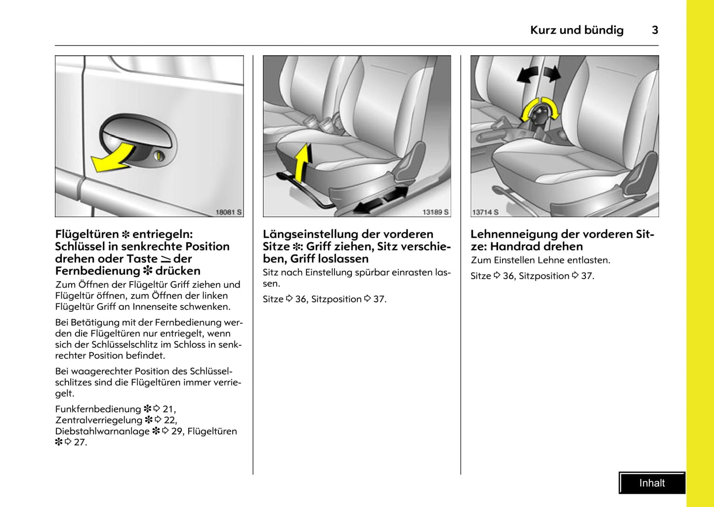 2009-2011 Opel Combo Owner's Manual | German