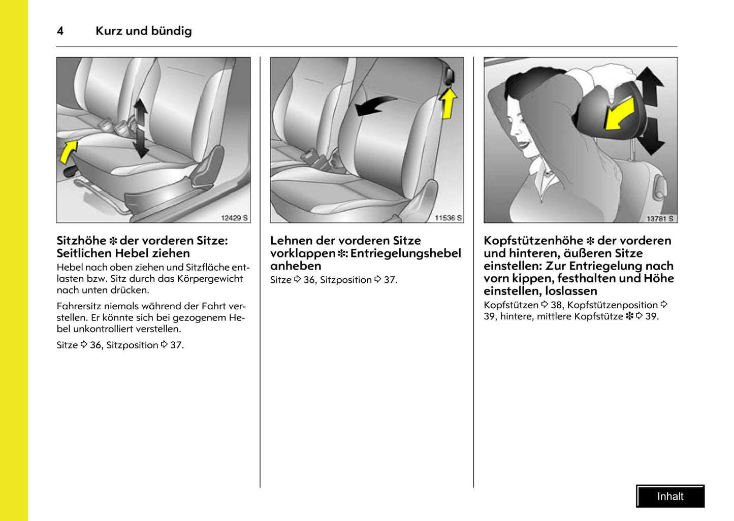 2009-2011 Opel Combo Owner's Manual | German