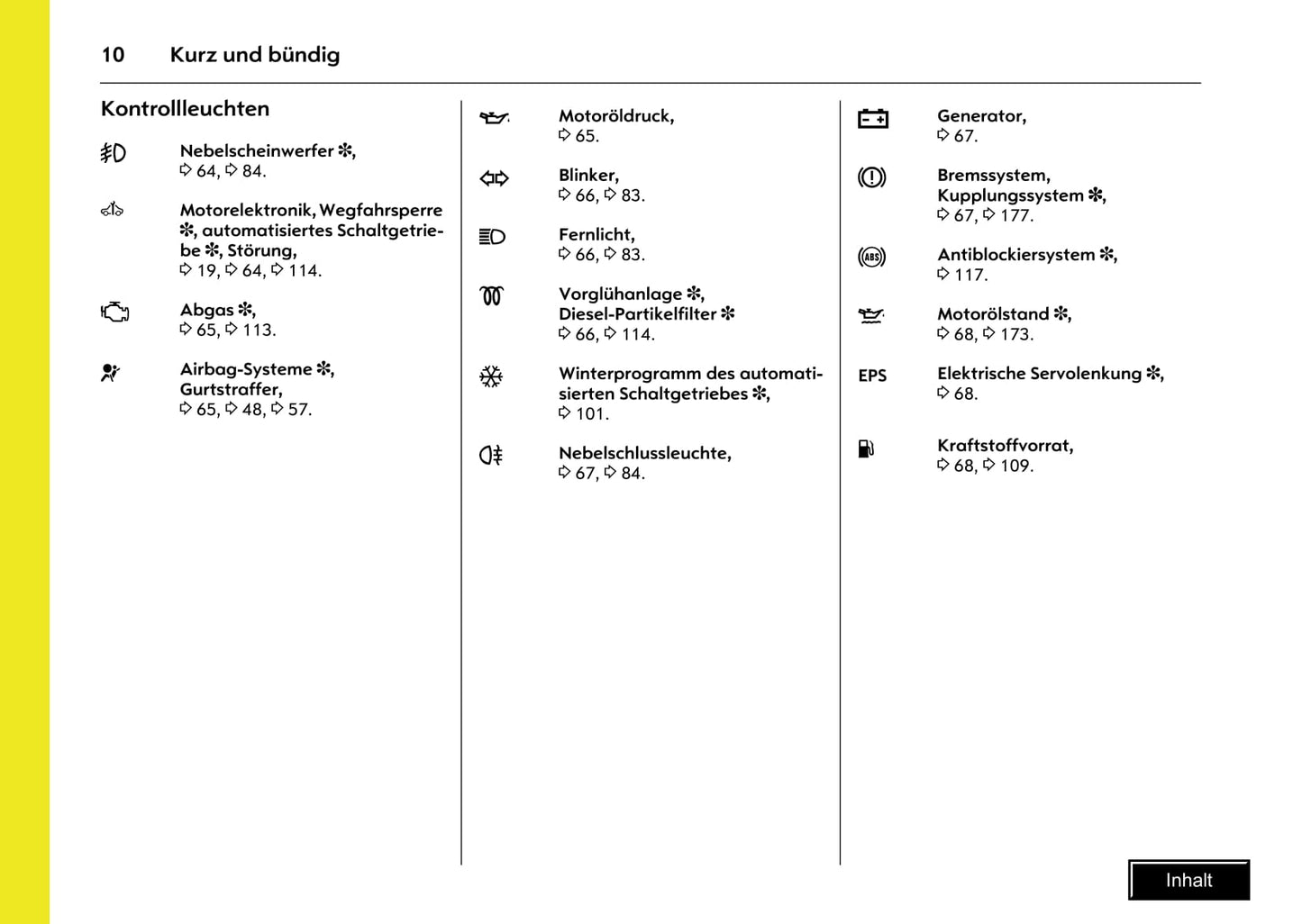 2009-2011 Opel Combo Owner's Manual | German