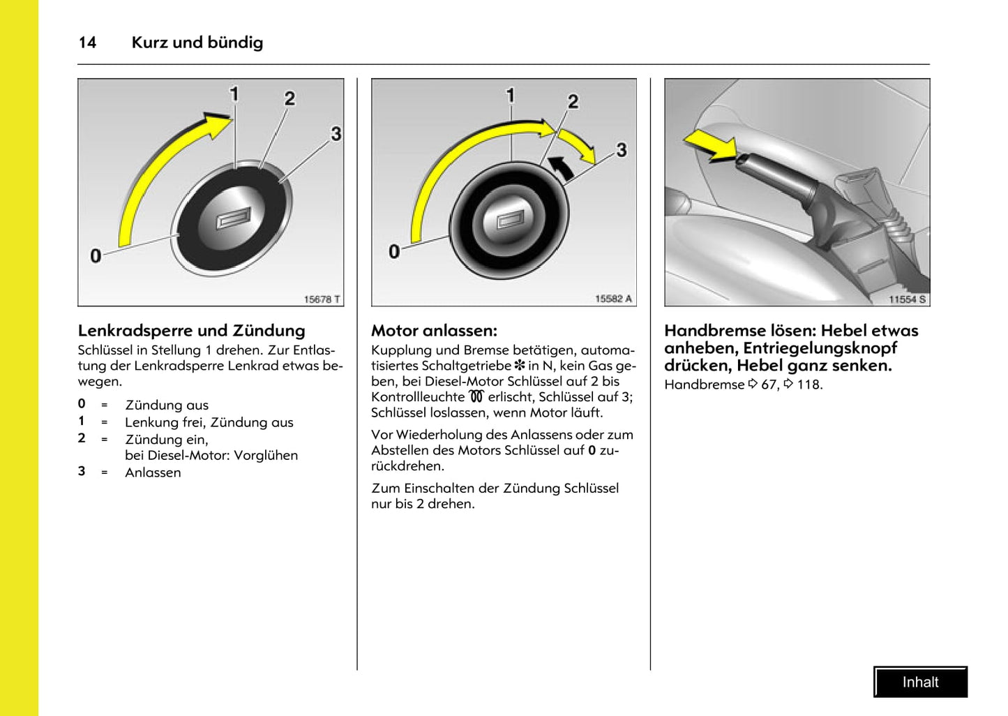 2009-2011 Opel Combo Owner's Manual | German