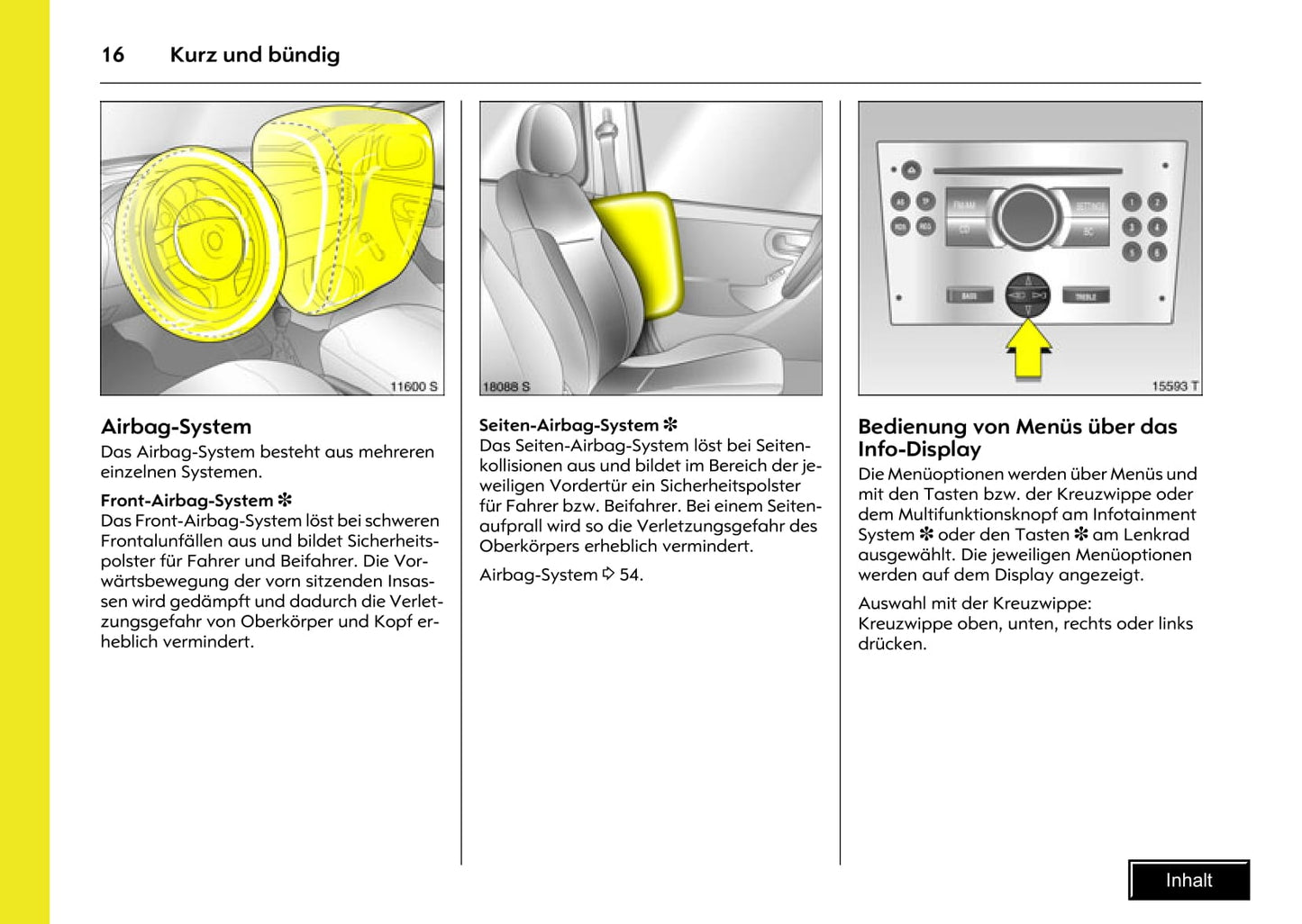 2009-2011 Opel Combo Owner's Manual | German