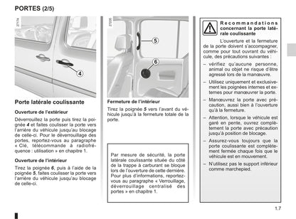 2012-2013 Renault Kangoo Owner's Manual | French