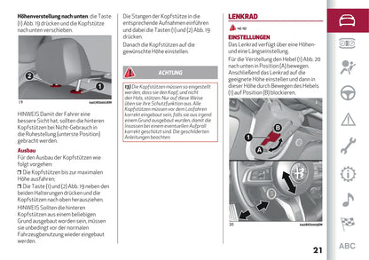 2021 Alfa Romeo Gulia Manuel du propriétaire | Allemand