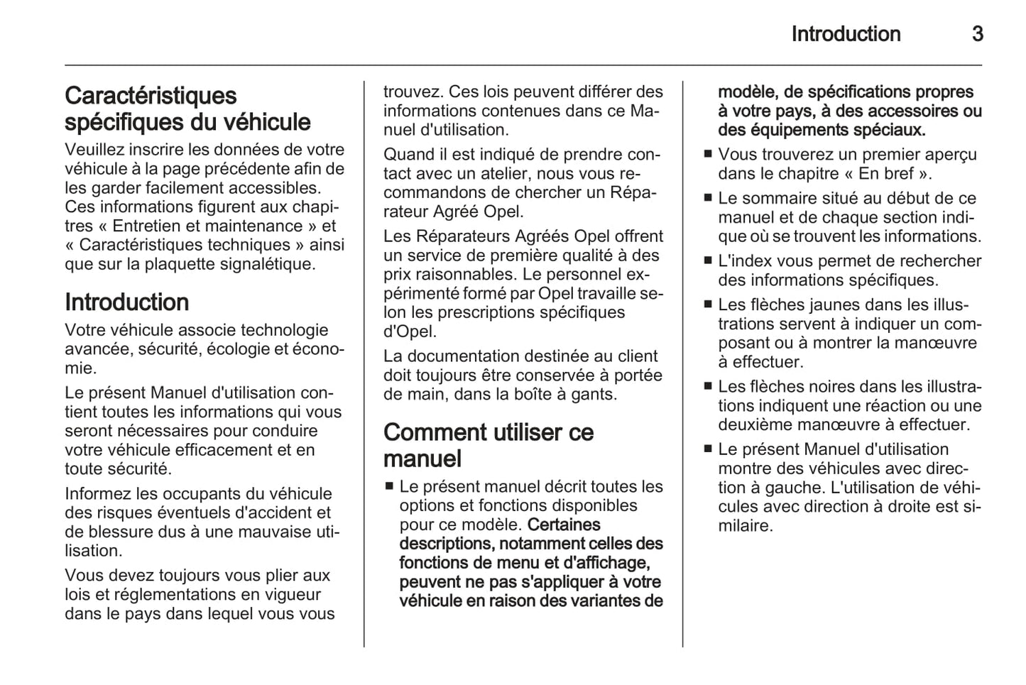 2010-2011 Opel Zafira Gebruikershandleiding | Frans