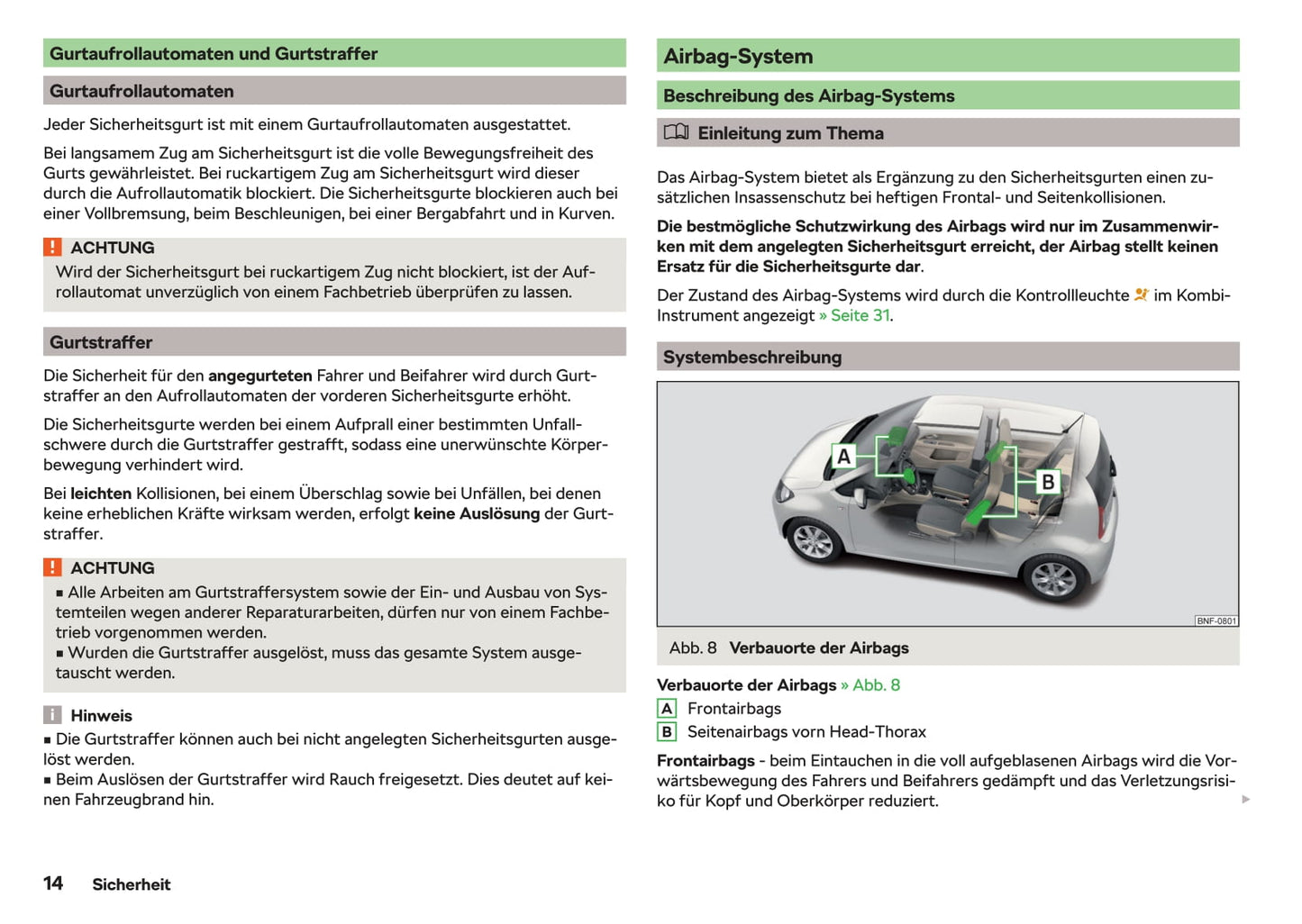 2017-2018 Skoda Citigo Gebruikershandleiding | Duits