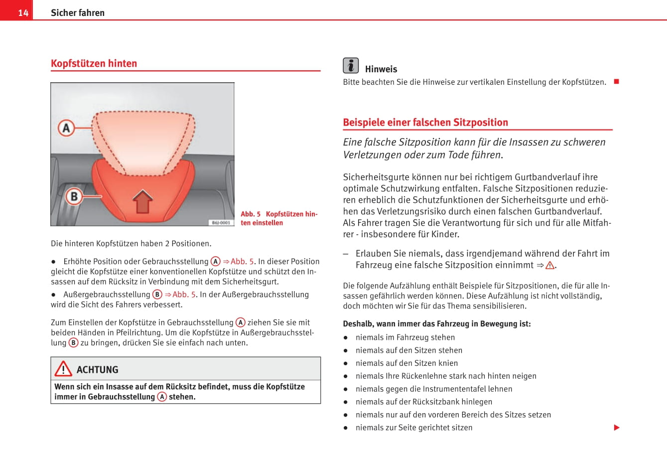 2011-2012 Seat Ibiza Owner's Manual | German