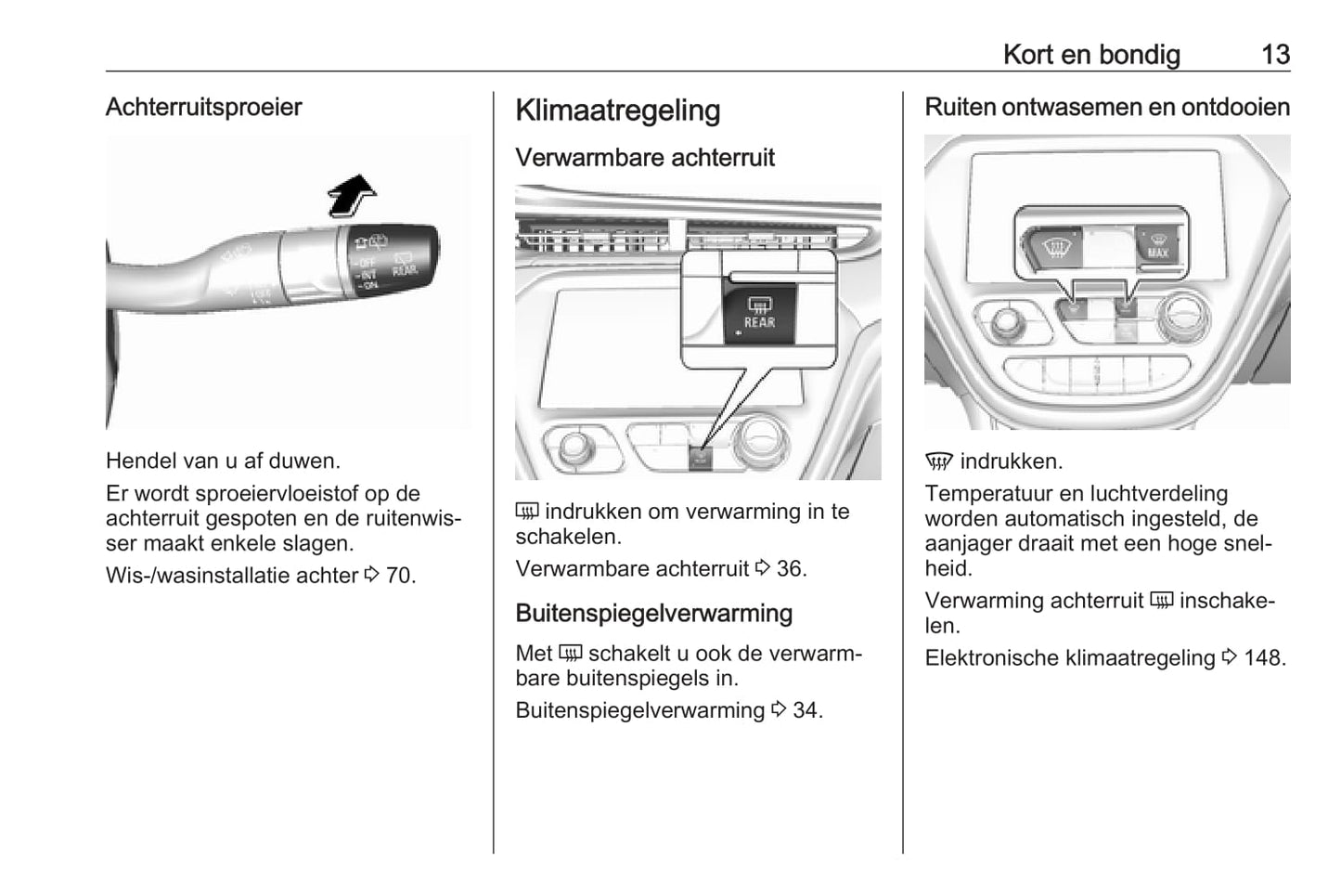 2019-2020 Opel Ampera-e Bedienungsanleitung | Niederländisch