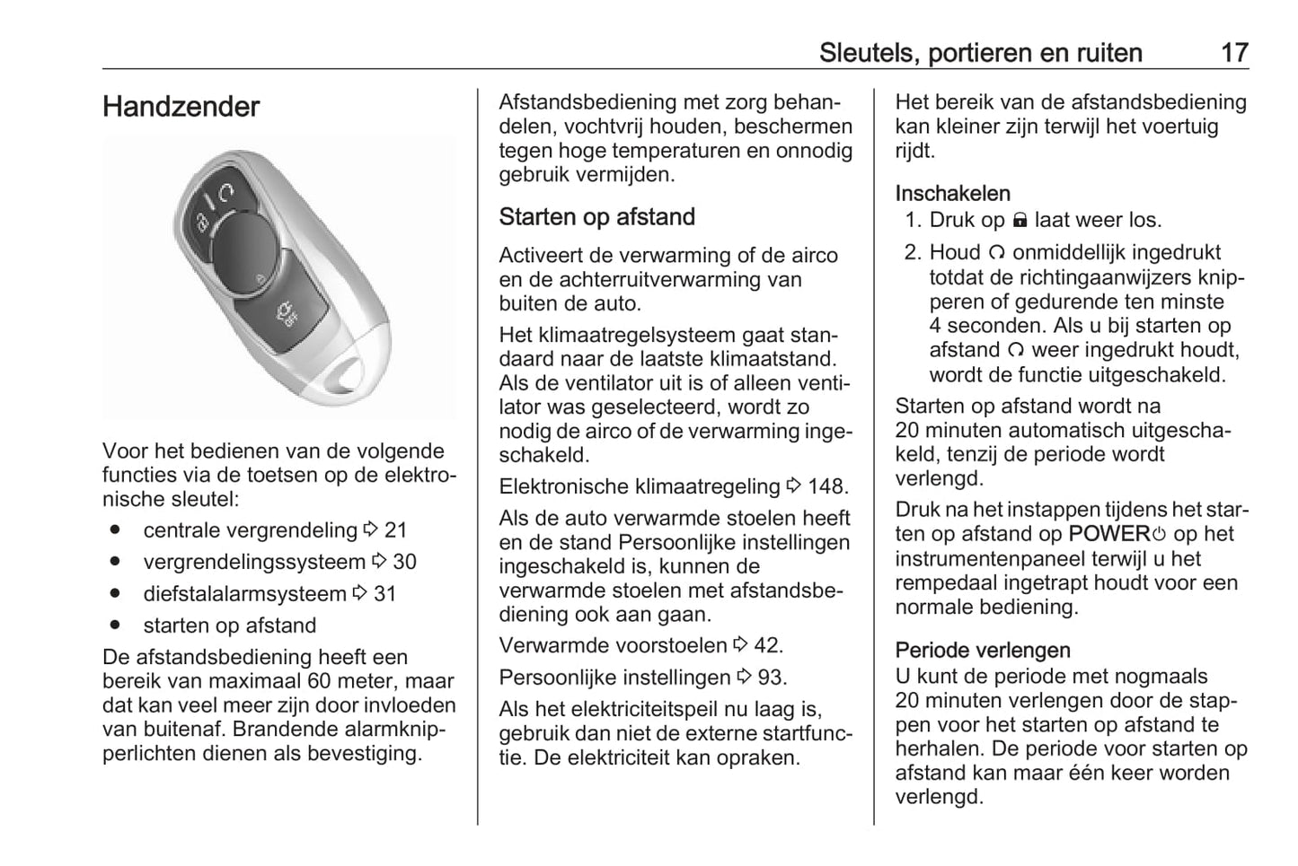 2019-2020 Opel Ampera-e Bedienungsanleitung | Niederländisch