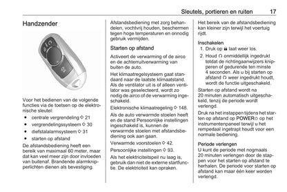 2019-2020 Opel Ampera-e Bedienungsanleitung | Niederländisch