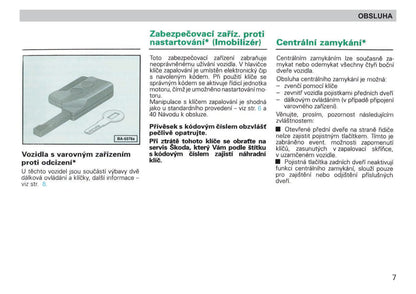 1998-1999 Skoda Felicia Gebruikershandleiding | Tsjechisch