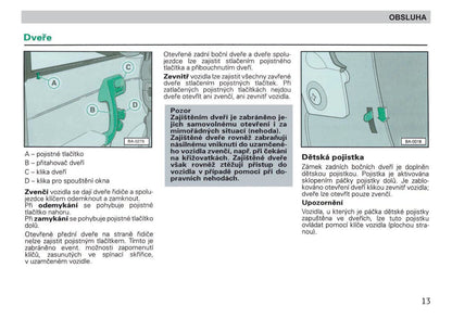 1998-1999 Skoda Felicia Gebruikershandleiding | Tsjechisch