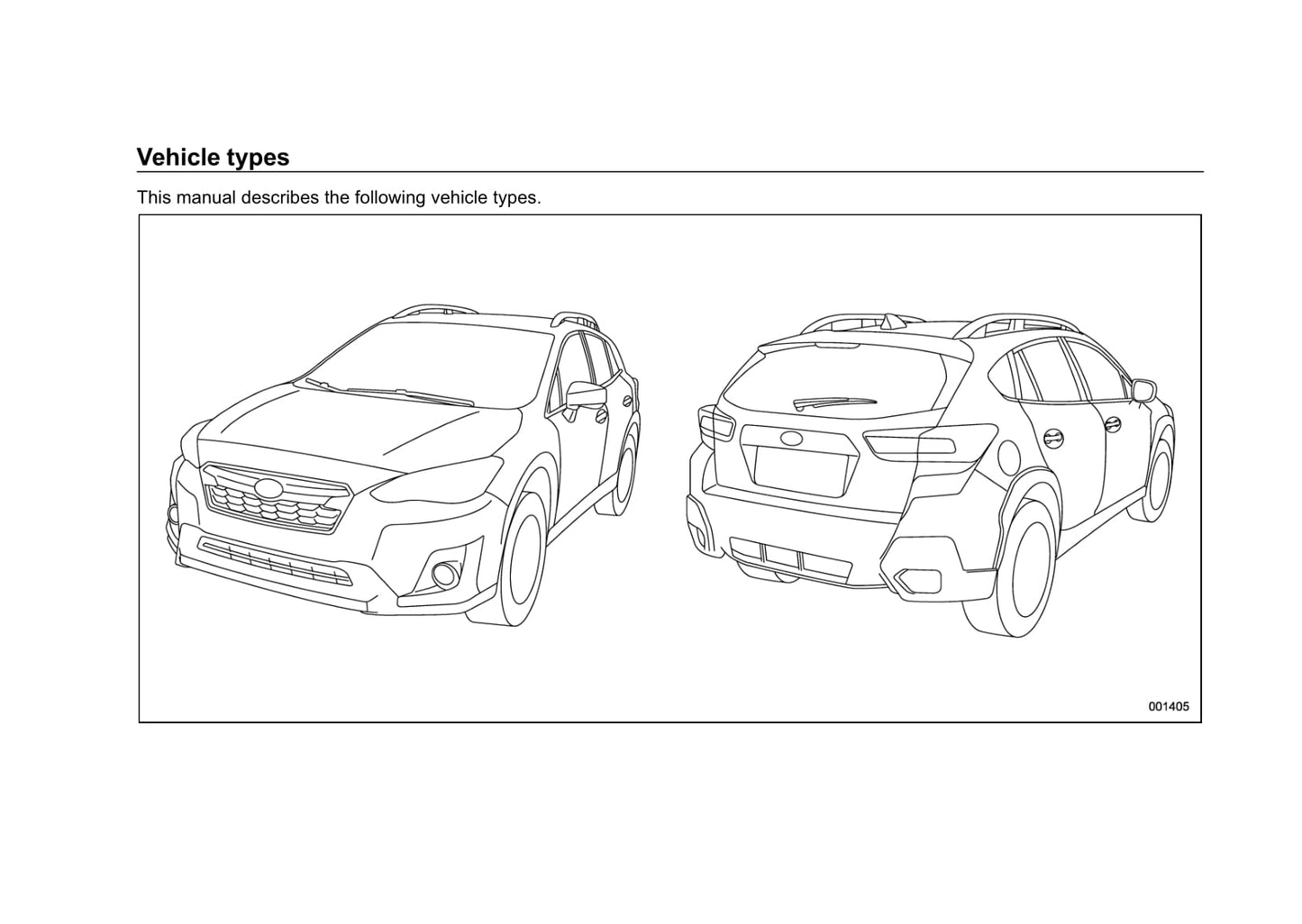 2018 Subaru Crosstrek Owner's Manual | English