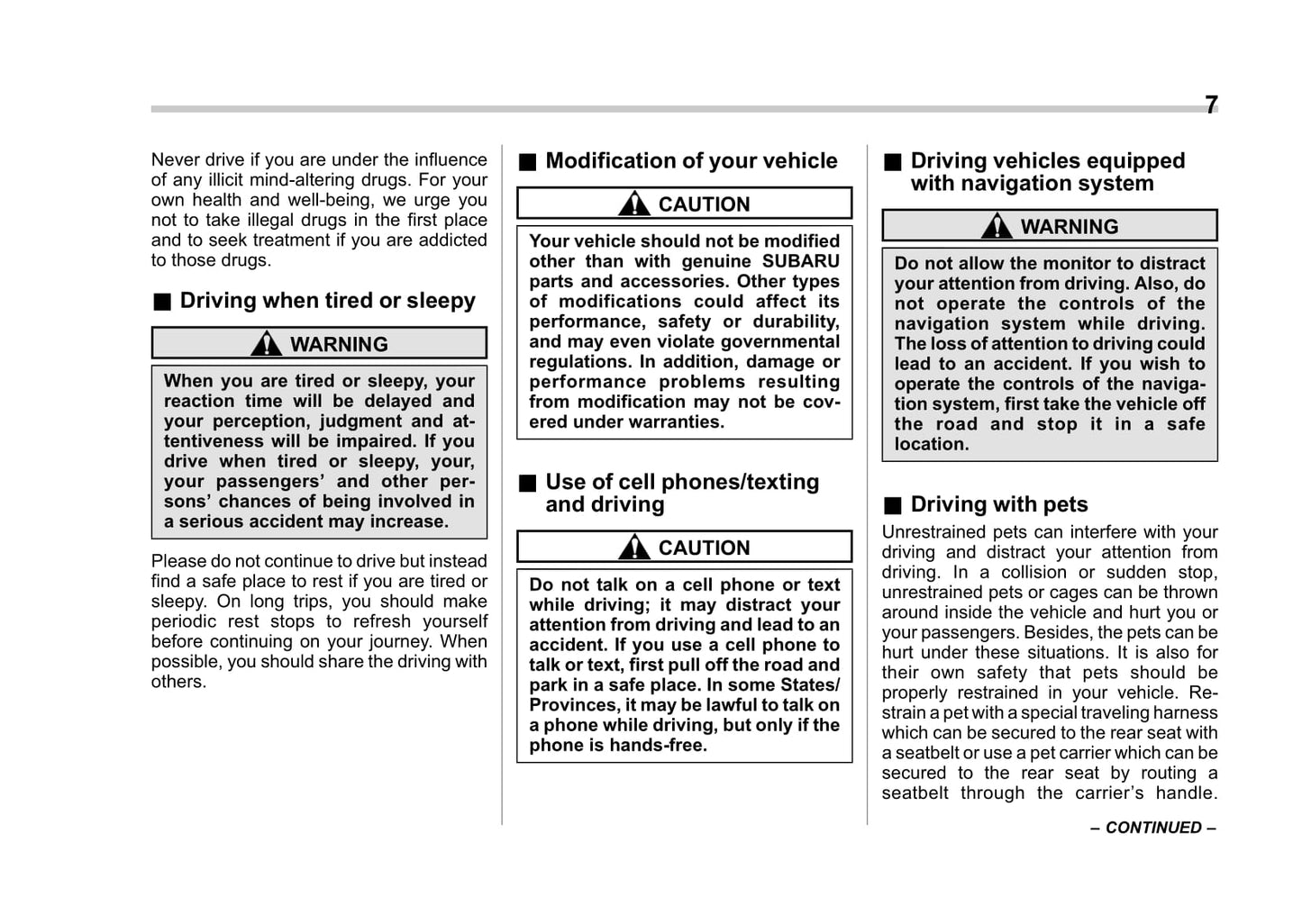 2018 Subaru Crosstrek Owner's Manual | English