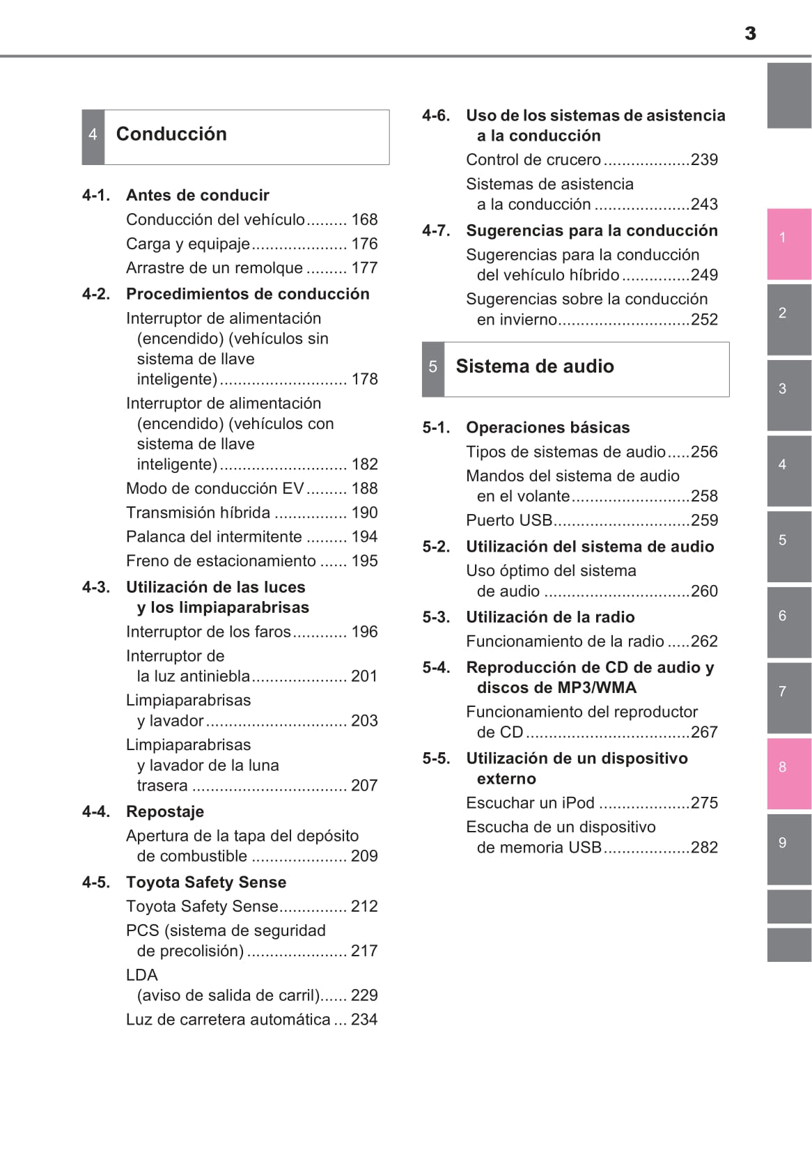 2016-2017 Toyota Yaris Hybrid Owner's Manual | Spanish