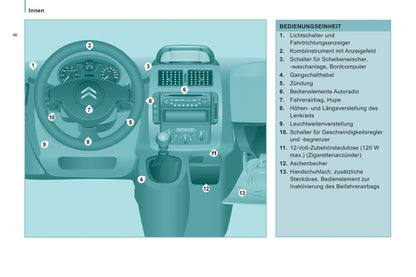 2011-2012 Citroën Jumpy Bedienungsanleitung | Deutsch