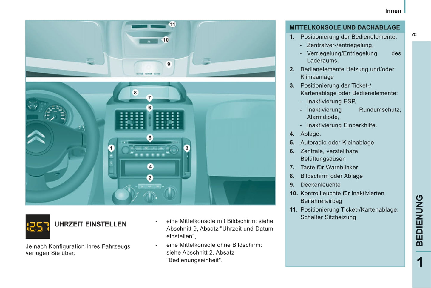 2011-2012 Citroën Jumpy Bedienungsanleitung | Deutsch