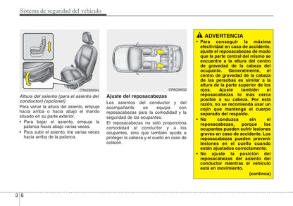 2015-2016 Kia Picanto Owner's Manual | Spanish