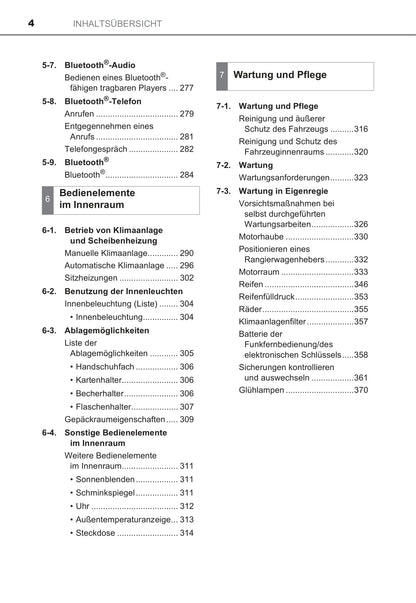 2017 Toyota Aygo Owner's Manual | German