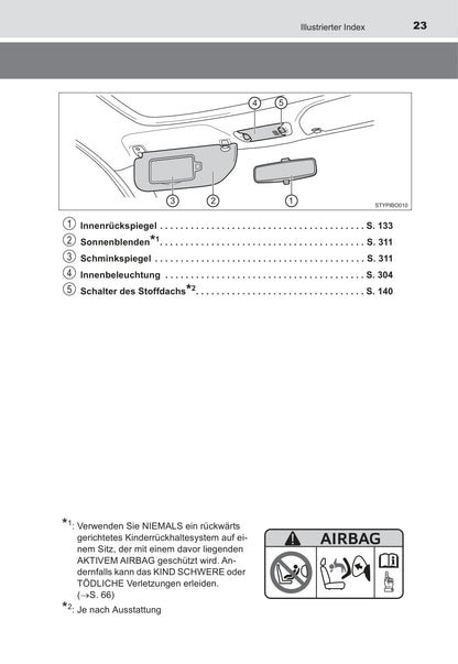 2017 Toyota Aygo Owner's Manual | German