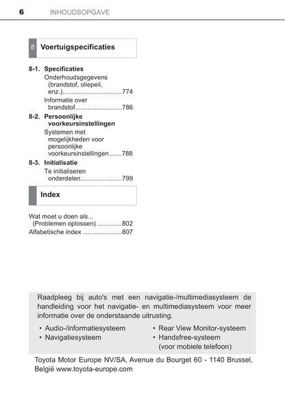 2019-2020 Toyota C-HR Owner's Manual | Dutch