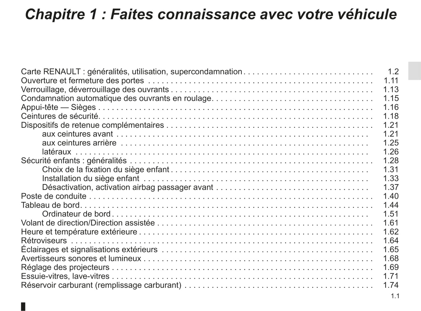 2016-2017 Renault Captur Owner's Manual | French