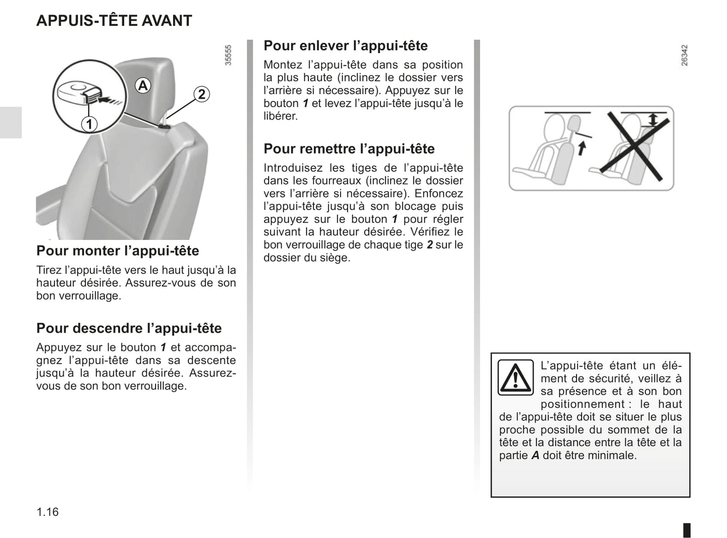 2016-2017 Renault Captur Owner's Manual | French