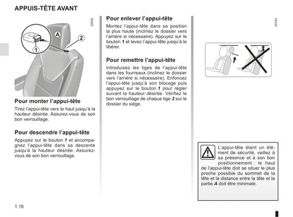 2016-2017 Renault Captur Owner's Manual | French