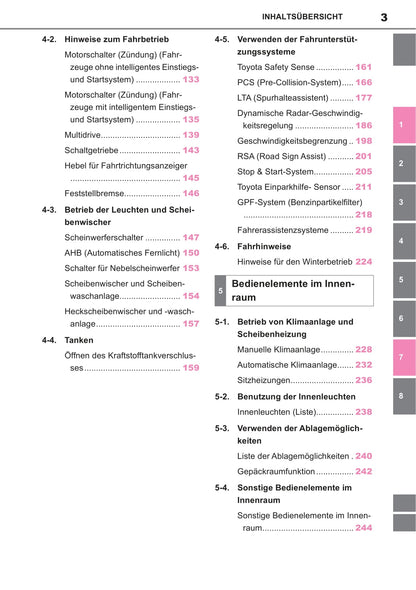 2022-2023 Toyota Aygo X Owner's Manual | German