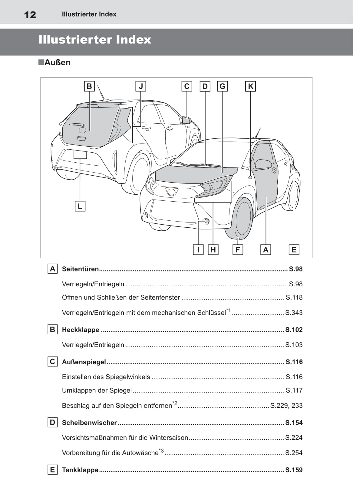 2022-2023 Toyota Aygo X Owner's Manual | German