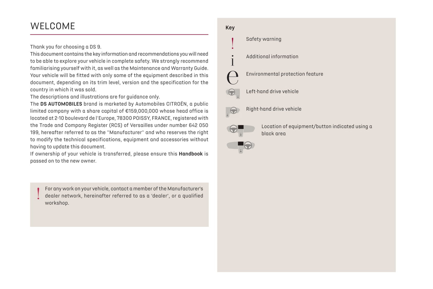 2021-2023 DS Autmobiles DS 9 Bedienungsanleitung | Englisch