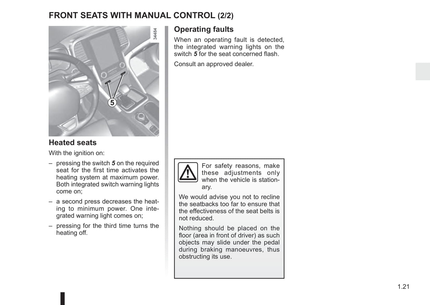 2015-2016 Renault Talisman Owner's Manual | English