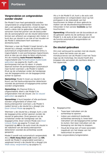 2016-2019 Tesla Model S Manuel du propriétaire | Néerlandais