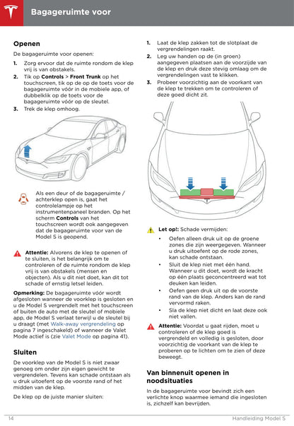 2016-2019 Tesla Model S Manuel du propriétaire | Néerlandais